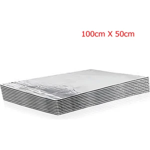 Trendbuy 10MM 10 Adet Isı Yalıtımı Elektrik & Doğalgaz Tasarrufu Kalörifer Petek Arkası Izolasyonu Levhası Yansıtıcı Metalize Alüminyum Yüzey Flexible Özellikte Rulo Şeklini Alabilen Plaka