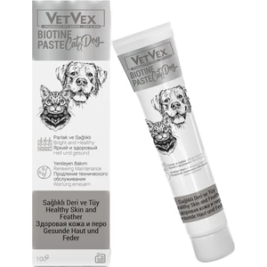 Bıotıne Pasta Kedi ve Köpek Için Tüy Dökülmesini  Malt- Vetvex