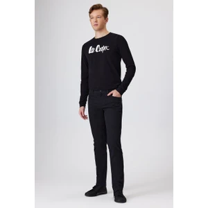 Lee Cooper Jagger Normal Bel Dar Kesim Düz Paça Siyah Erkek Pantolon