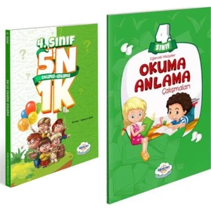Öğretmen Evde Yayınları 4. Sınıf 5n 1k Okuma Anlama / Okuma-Anlama Çalışmaları 2'li Set