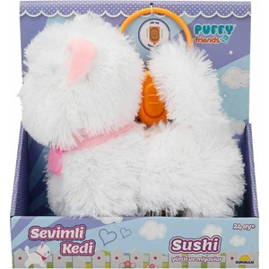 Puffy Friends Sevimli Kedi Sushi Sesli ve Hareketli - Pilli