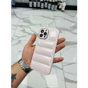 iPhone 14 Pro Max Puffer Hologram Kılıf Parlak Kılıf Yastık Kılıf Kamera Korumalı Kılıf