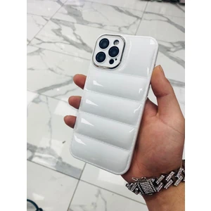 iPhone 14 Pro Max Puffer Hologram Kılıf Parlak Kılıf Yastık Kılıf Kamera Korumalı Kılıf