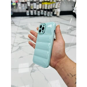 iPhone 12 Pro Puffer Hologram Kılıf Parlak Kılıf Yastık Kılıf Kamera Korumalı Kılıf