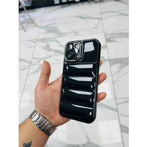 iPhone 12 Pro Puffer Hologram Kılıf Parlak Kılıf Yastık Kılıf Kamera Korumalı Kılıf
