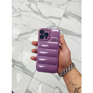 iPhone 12 Pro Max Puffer Hologram Kılıf Parlak Kılıf Yastık Kılıf Kamera Korumalı Kılıf