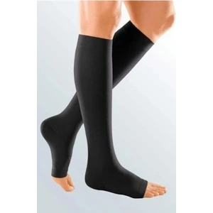 Ccl2 Diz Altı Burnu Açık Siyah Renk Varis Çorabı