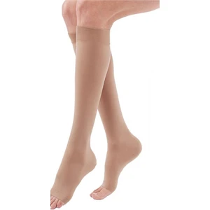 Ccl3 Diz Altı Burnu Açık Ten Rengi Varis Çorabı
