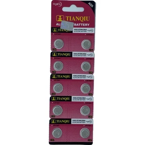 Tıanqıu Ag5 LR754/393 Alkalin 10'lu Düğme Pil