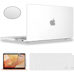 Macbook Pro 13 Inç M2 Çip A2686 Tam Uyumlu Alt Üst Kılıf + Klavye Kılıfı + Ekran Koruyucu Film