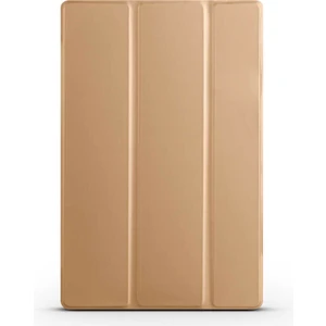 Case 4U Samsung Galaxy Tab A8 10.5 SM-X200 (2021) Kılıf Smart Cover Katlanabilir Standlı Tablet Akıllı Kapak Altın