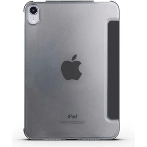 Case 4U Apple iPad Mini 2021 (6.Nesil) Smart Cover Katlanabilir Standlı Tablet Akıllı Kapak Siyah