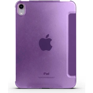 Case 4U Apple iPad Mini 2021 (6.Nesil) Smart Cover Katlanabilir Standlı Tablet Akıllı Kapak Mor