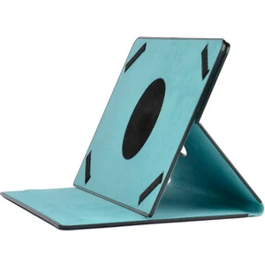 Case 4U Unik Universal 11 İnç ile Uyumlu Uyku Modlu 360 Derece Dönebilen Standlı Tablet Kılıfı Turkuaz