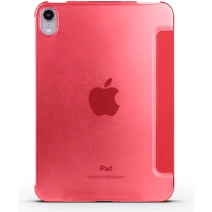 Case 4U Apple iPad Mini 2021 (6.Nesil) Smart Cover Katlanabilir Standlı Tablet Akıllı Kapak Kırmızı