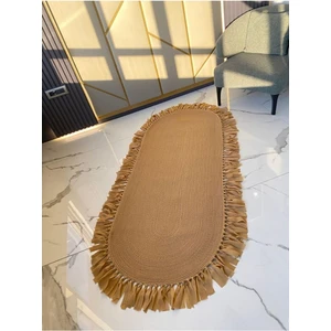 Evvemall Jüt Hasır Yıkanabilir Salon Mutfak Balkon ve Bahçe Royal Serisi Jüt Kilim Jüt Halı 21