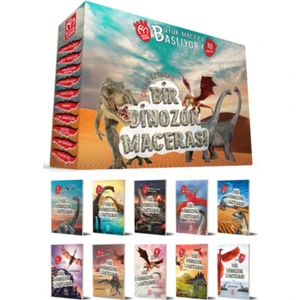 Model Eğitim Yayıncılık Bir Dinazor Macerası 10 Kitap Hikaye Seti