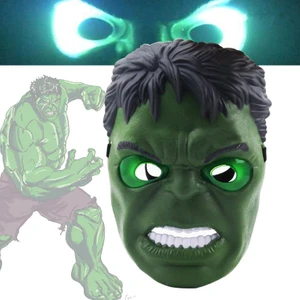 LRS Store Avangers Pilli Işıklı Hulk Maskesi Kaliteli