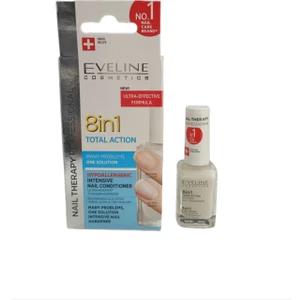 Eveline Total Action 8 In 1 Intensive Nail Conditioner Yoğun Tırnak Bakım Kremi 12 ml