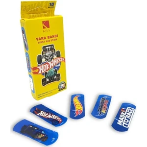 Hot Wheels Yara Bandı Çocuk 10'lu
