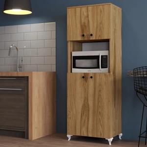 Moxen Mobilya Mfd2 Mikrodalga Fırın Dolabı Ceviz