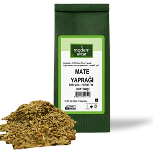 Modern Aktar Mate Çayı - Ilex Paraguariensis 100 gr