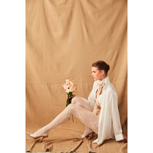 Vanilya Roses File Külotlu Çorap