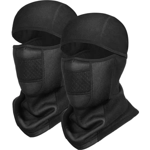 2 Adet Bisiklet Balaklava Rüzgar Geçirmez Yüz Maskesi (Yurt Dışından)