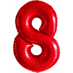 Parti Station Rakam Folyo Balon Kırmızı Rakam Balon Kırmızı Yaş Balon 76 cm Sayı Balon Uçan Balon Helyum Balon