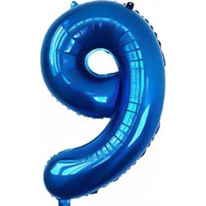 Parti Station Rakam Folyo Balon Lacivert Rakam Balon Mavi Yaş Balon 76 cm Sayı Balon Uçan Balon Helyum Balon