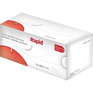 Pgla Cerrahi Hızlı Emilebilir Iplik Rapid 2/0 Ters Keskin Iğneli 3/8 Pga 12 Adet
