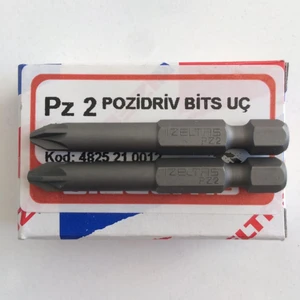 Pozidriv Pz2 Bits Yıldız Uç Yıldız Vida Sıkma Ucu 50 mm 2 Adet