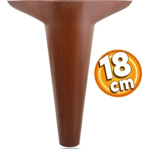 Aspen Lüks Mobilya Kanepe Koltuk Tv Ünitesi Konsol Yükseltici Ayağı Ayakları 18 Cm Ahşap Desenli