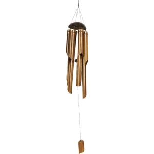 Boho Bazzar Coconat Başlıklı Bambu Rüzgar Çanı 75 cm