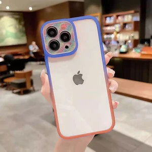 Apple iPhone 13 Pro Kılıf Lumina Silikon Kılıf (Kamera Lens Korumalı) Mavi