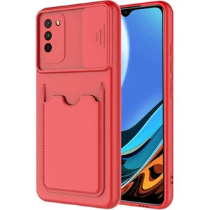 Xiaomi Poco M3 Kılıf Kartix Silikon Kılıf Kırmızı