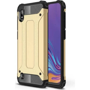 Samsung Galaxy A10 Kılıf Zırhlı Silikon Kılıf Gold