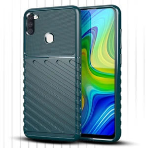 Galaxy A11 Kılıf Zebana Bland Silikon Kılıf Yeşil