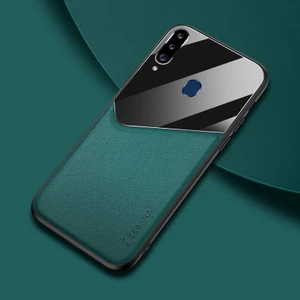 Samsung Galaxy A20S Kılıf Zebana New Fashion Deri Kılıf Yeşil