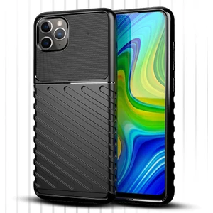 Apple iPhone 11 Pro Max Kılıf Zebana Bland Silikon Kılıf Siyah