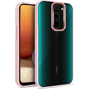 Xiaomi Redmi Note 8 Pro Kılıf Guard Kamera Korumalı Silikon Kılıf Rose Gold