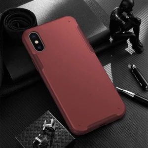 Apple iPhone Xs Max Kılıf Zebana Mod Silikon Kenar Kılıf Kırmızı