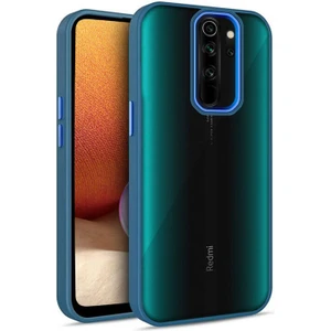 Xiaomi Redmi Note 8 Pro Kılıf Guard Kamera Korumalı Silikon Kılıf Lacivert