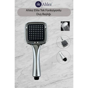 Elite Kare Tek Fonksiyonlu Duş Başlığı Poşet Ambalaj