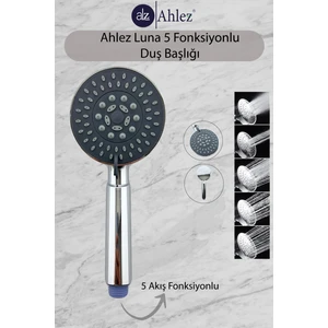 Luna 5 Fonksiyonlu Duş Başlığı Poşet Ambalaj