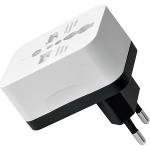 Umut Bilişim Teknolojileri - 1A 2 Usb'li Unıversital Dişi Türk Erkek Fiş Dönüştürücü Adaptör
