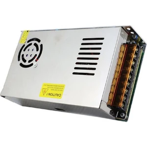 Ata Elektronik LED Ses Sistemi Motor Anfi Su Pompası 220 Volt Giriş 24V 20AH 240W Çıkış - 24 Volt 20 Amper Metal Kasa Trafo Adaptör Fanlı 480W