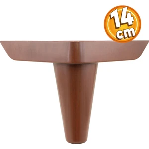Aspen Lüks Mobilya Kanepe Koltuk Tv Ünitesi Baza Yükseltici Ayağı Ayakları 14 Cm Ahşap Desenli Ayak