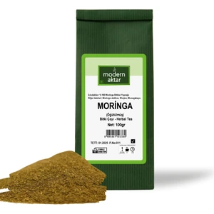 Modern Aktar Saf  Moringa Çayı (Öğütülmüş) 100 gr