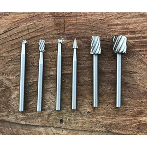 3W Çelik 6pcs Hss Ahşap Oyma Seti  Freze Seti Gravür Ucu